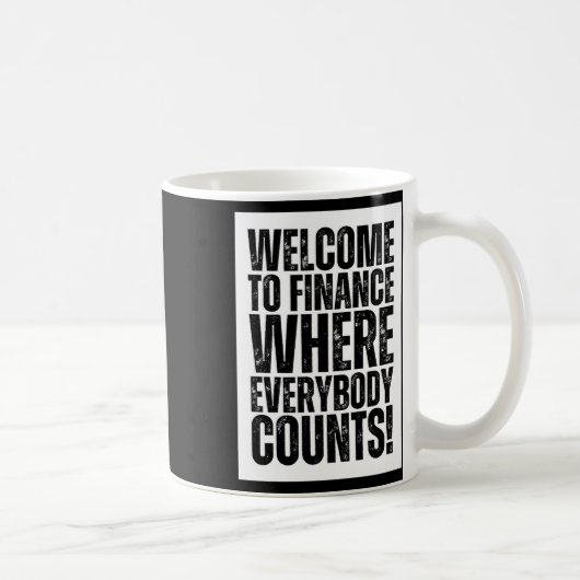 Funny Office Finance Sticker Kaffeetasse (Rechts)