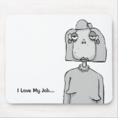 Funny Office Geschenk - Sarcastic Mouse Mat - gela Mousepad (Vorne)