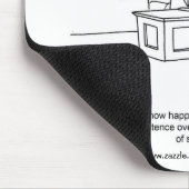 Funny Office Humor Mouse Pad Gift Mousepad (Ecke)