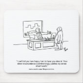 Funny Office Humor Mouse Pad Gift Mousepad (Vorne)
