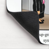 Funny Office Humor Mouse Pad Gift Mousepad (Ecke)