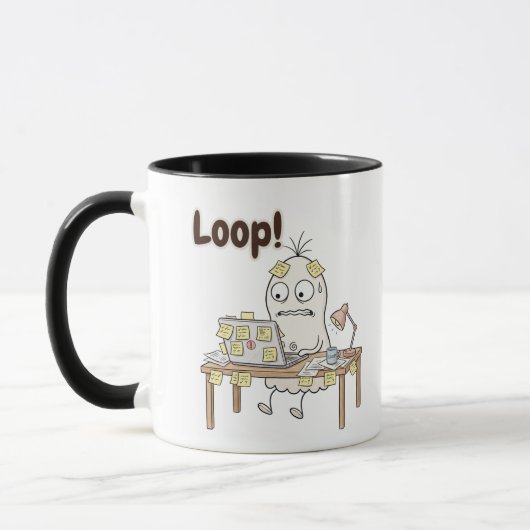 Funny Office Humor Mug - Loop Tasse (Links)