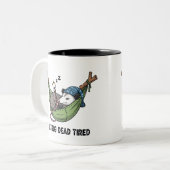 funny office humour oppossum zweifarbige tasse (Vorderseite Links)