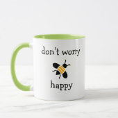 Funny Office-Kaffee-Mugs Keine Sorge, Bienen glück Tasse (Links)