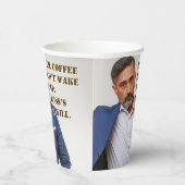 Funny Office-Kaffeekuchen mit Boss-Nachricht Pappbecher (Rechts)