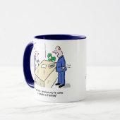Funny Office-Mitarbeiter Tasse (Vorderseite Links)