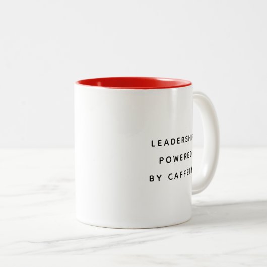 Funny Office Mug For Boss Coworker Manager Modern Zweifarbige Tasse (VorderseiteRechts)
