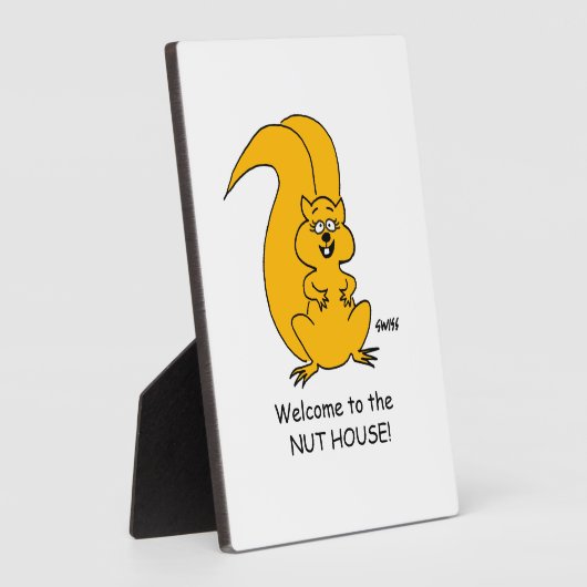 Funny Office Nut House Fotoplatte (Seite)