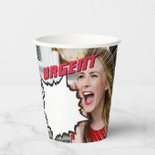 Funny Office Paper Cups mit Meldung Pappbecher (Vorderseite)
