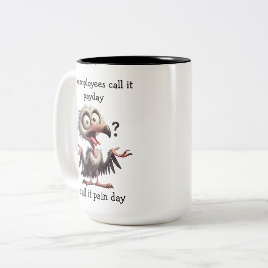 Funny Office Payday Tasse (Vorderseite Links)