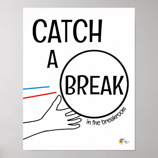 Funny Office Poster for Break Room Frische Pasta m (Vorne)