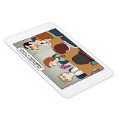 Funny Office Sock Puppet Magnet (Rechte Seite)