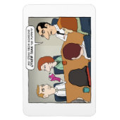 Funny Office Sock Puppet Magnet (Vertikal)