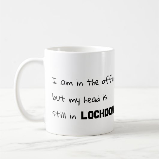 Funny Office-Tasse - für Mitarbeiter Kaffeetasse (Links)