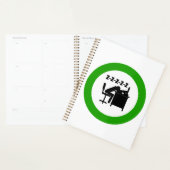 Funny Office Worker-Schlafen am Schreibtisch Planer (Anzeige)