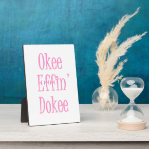 Funny Office Worker Sprichwort oder Motto Desk Pla Fotoplatte