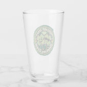 Funny Official Irish Drinking Team St Paddy Glass Glas (Rückseite)