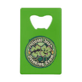 Funny Official Irish Drinking Team Wallet Opener Geldbeutel Flaschenöffner (Vorderseite)