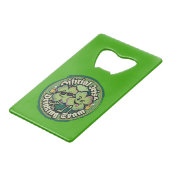 Funny Official Irish Drinking Team Wallet Opener Geldbeutel Flaschenöffner (Vorderseite Schrägansicht)