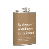 Funny Officiency Vorschlag heiraten uns Flachmann (Rechts)