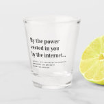 Funny Officiency Vorschlag heiraten uns Schnapsglas<br><div class="desc">Frag deinen Beamten,  dich mit dieser modernen Typografie offiziellen Vorschlagskarte zu heiraten,  die lautet: Durch den Power,  der dir durch das Internet verschrieben wurde,  werden Sie unser Beamter sein?</div>