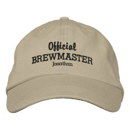 Funny Offiziell Brewmaster Beer Lover Individuelle Bestickte Kappe