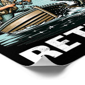 Funny O'fishalle müde T-Shirt für Ruhestand Fishin Poster (Ecke)