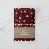 Funny Oh Deber Burlap Weihnachten (Innenseite)