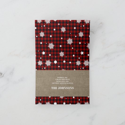 Funny Oh Deber Burlap Weihnachten (Innenseite)