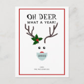 Funny Oh Deer What A Year 2021 Weihnachten (Vorderseite)