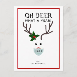 Funny Oh Deer What A Year 2021 Weihnachten
