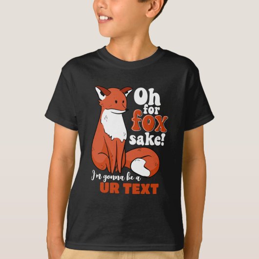 Funny Oh für Fox Sake ich werde ein großer Bruder. T-Shirt (Vorderseite)