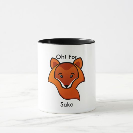 Funny "Oh! Für Fox Sake" Tasse (Zentrum)