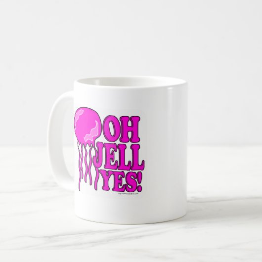 Funny Oh Jell Ja! Kaffeetasse (Vorderseite Links)