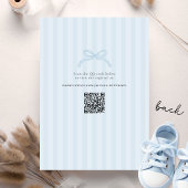 Funny Oh Mmama Llama Cute Blue Baby Boy Shower Einladung