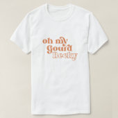 Funny "Oh My Gourd Becky" Fall Inspiriert T - Shir T-Shirt (Design vorne)