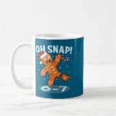 Funny Oh Snap 67 Gingerbread Man Meme 6 7 Christma Kaffeetasse (Links)