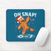 Funny Oh Snap 67 Gingerbread Man Meme 6 7 Christma Mousepad (Mit Mouse)