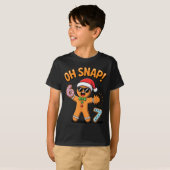 Funny Oh Snap 67 Six Seven Meme Gingerbread Man T-Shirt (Vorne ganz)