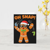 Funny Oh Snap 67 Six Seven Meme Gingerbread Men Wo Karte (Gelbe Blume)