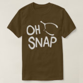 Funny Oh Snap Erntedank Türkei Niedlich Wishbone B T-Shirt (Design vorne)