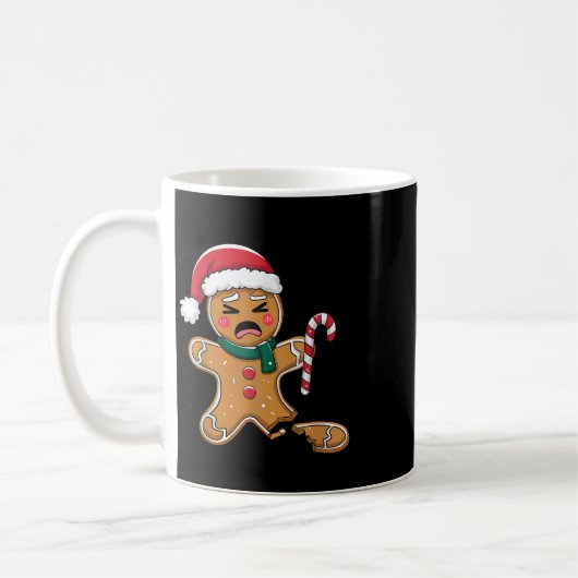 Funny Oh Snap Gingerbrot Bäckerei Weihnachtssnacks Kaffeetasse (Links)