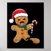 Funny Oh Snap Gingerbrot Bäckerei Weihnachtssnacks Poster (Vorne)