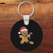 Funny Oh Snap Gingerbrot Bäckerei Weihnachtssnacks Schlüsselanhänger (Vorderseite)