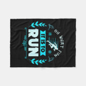 Funny Oh What Fun It Is To Run Cross Country Chris Fleecedecke (Vorderseite (Horizontal))