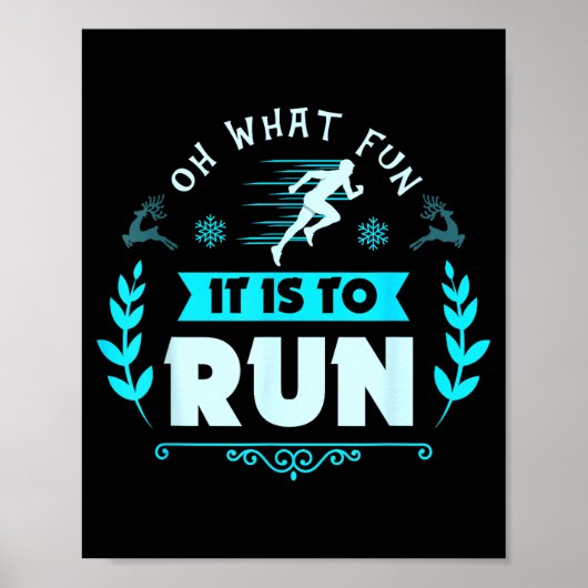 Funny Oh What Fun It Is To Run Cross Country Chris Poster (Vorne)