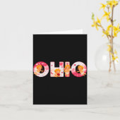 Funny Ohio Cud Midwestern Party O-h-i-o In Valenti Karte (Gelbe Blume)