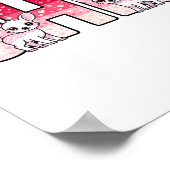 Funny Ohio Deer Midwestern Party O-h-i-o In Valent Poster (Ecke)