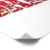 Funny Ohio Deer Midwestern Party O-h-i-o In Valent Poster (Ecke)