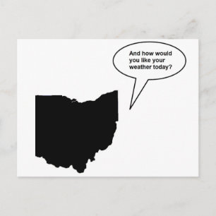 Funny Ohio Postcard Postkarte